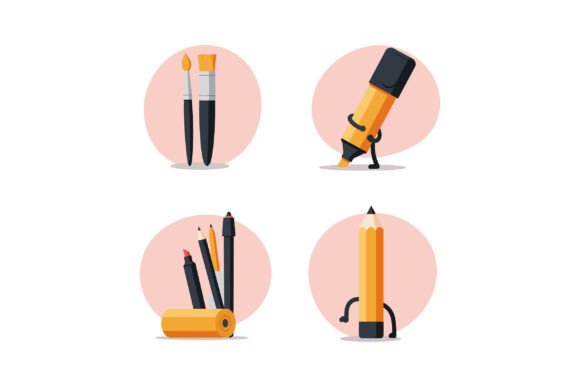 Art Supplies with Brushes Pencils and Ma: A Strategic Tool for Visual Planning and Creative Execution