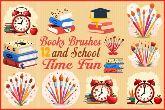 Books, Brushes, and School Time Fun: Merging Learning and Creativity in Modern Design