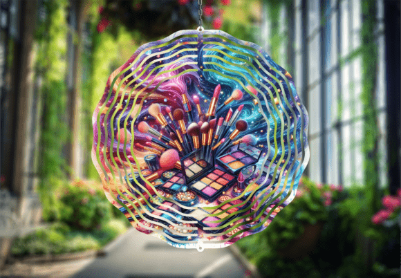 Colorful Makeup Brushes Wind Spinner: A Creative Fusion of Art and Motion