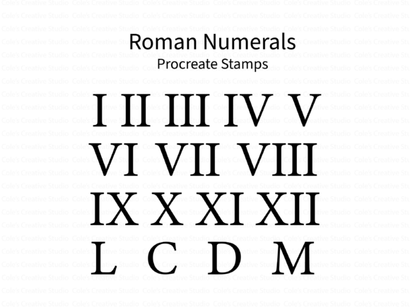 Exploring the Versatility of Roman Numerals Procreate Stamp Brushes in Digital Art