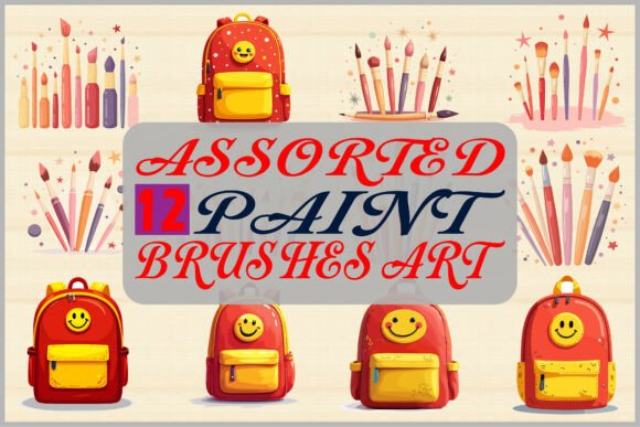 Exploring the Versatility of the Assorted Paint Brushes Art Bundle