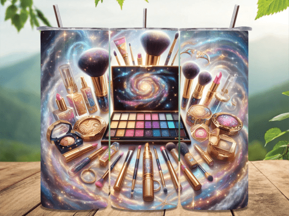 Fantasy Cosmetic Brushes Magical Tumbler: Elevating Creativity with Premium Digital Wraps