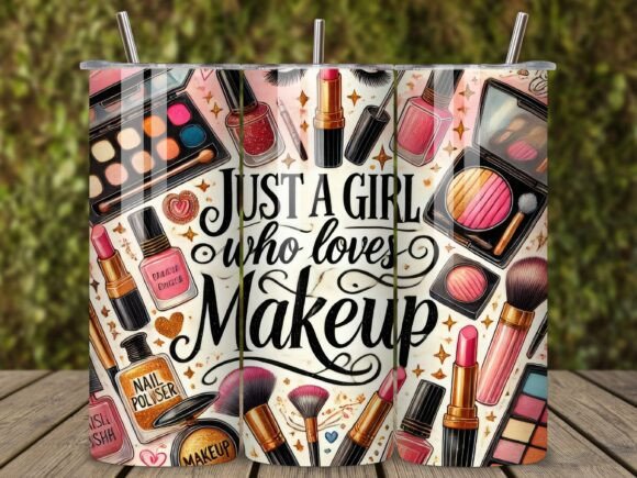 Luxurious Makeup Palette Brushes Tumbler: Creative Design Meets Practical Use