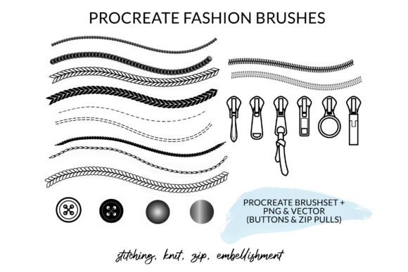 Procreate Fashion Brushes: Enhancing Digital Fashion Illustration