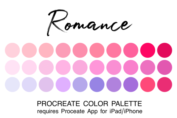 The Ultimate Guide to the Romance Procreate Color Palette: Elevate Your Digital Art with 30 Elegant Shades