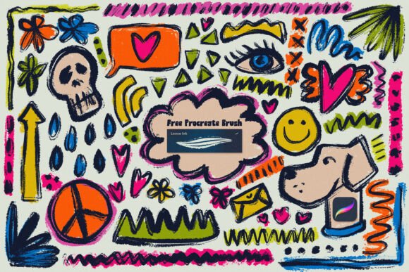 Unlock Creativity with the Free Procreate Loose Ink Brush